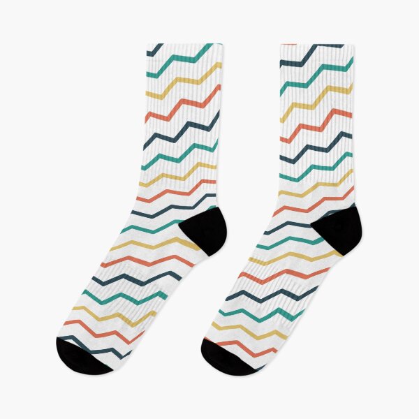 Item preview, Colorful Chevron Jagged Lines Forever Seamless White Pattern designed and sold by Alchemy-A-La-G.