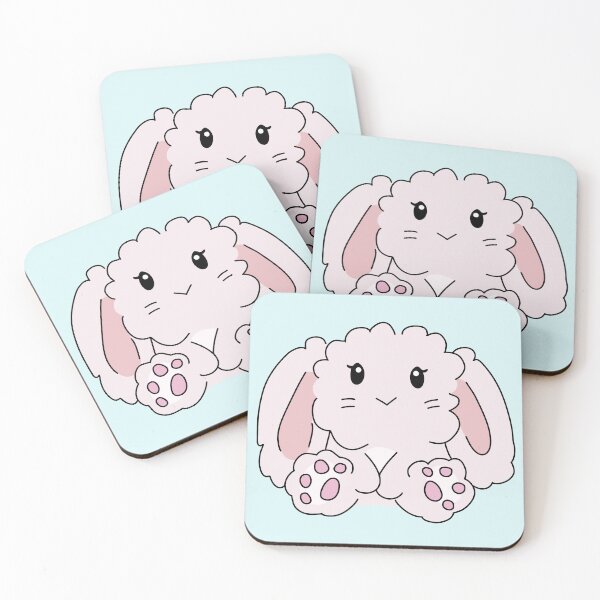 Item preview, Cute Pink Lop Bunny designed and sold by PaintedDolphin.