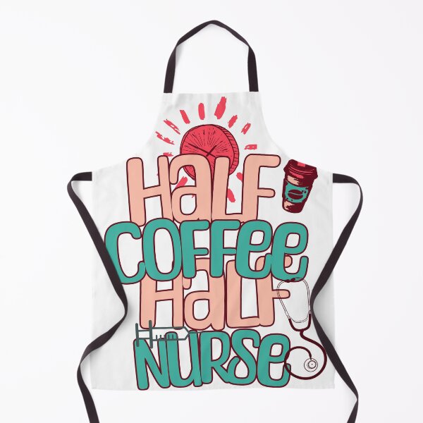 Item preview, Half Coffee Half Nurse designed and sold by aboniteblanc.