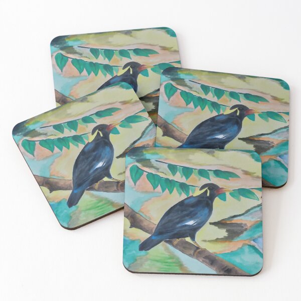 Item preview, Indian Myna watercolor designed and sold by Nairagia.