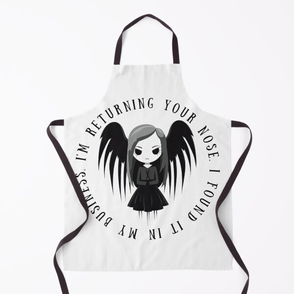 Item preview, I'm Returning Your Nose. Found It in My Business - Goth Angel - Goth Gift designed and sold by SSustainable.