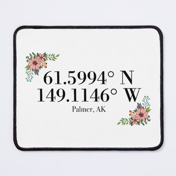 Item preview, Palmer, AK Coordinates designed and sold by mynameisliana.
