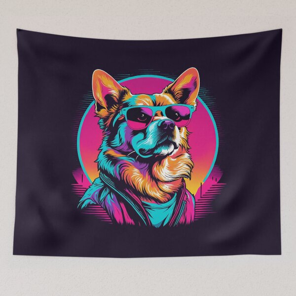 Item preview, The king of canine fashion sunglasses and an unmistakable gaze designed and sold by Pulsant Paintings.