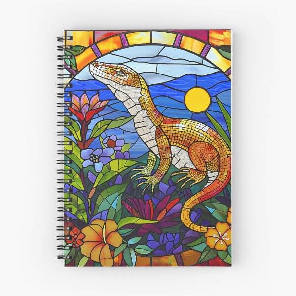 Item preview, Native Goanna Stained glass designed and sold by CoolCrazyQuirky.