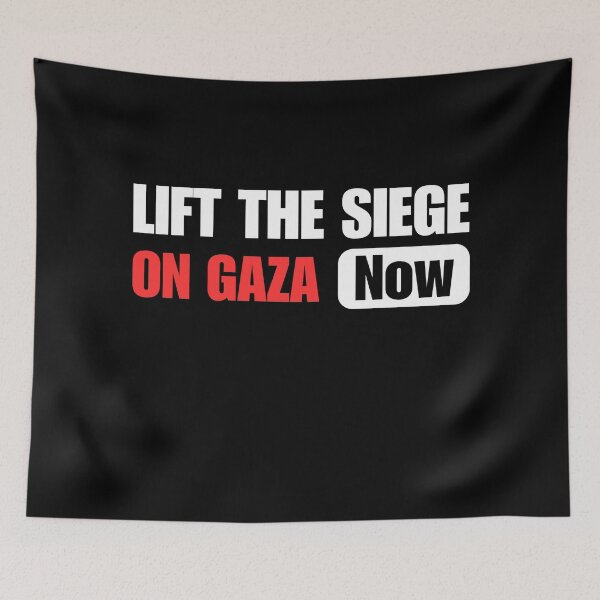 Item preview,  Lift The Siege On Gaza Now designed and sold by ANNINOART ⭐⭐⭐⭐⭐.