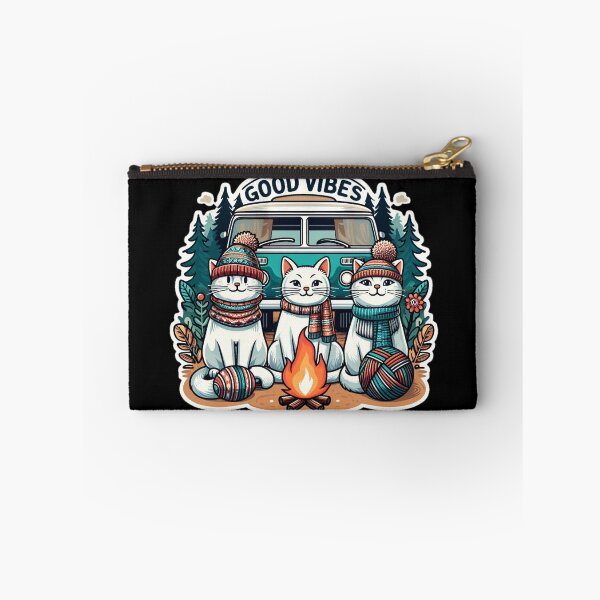 Item preview, cute cats camping in forest  designed and sold by Coollzone.