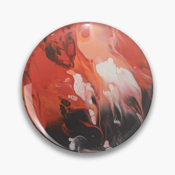 Item preview, Red Acrylic Pour Painting designed and sold by OneCreativePup.