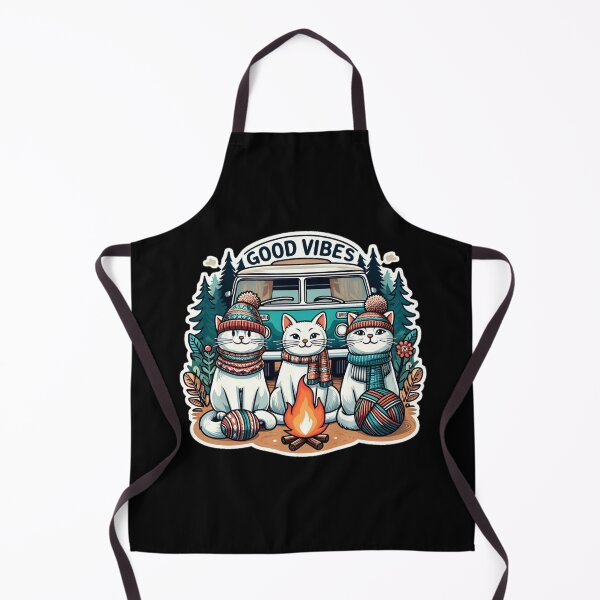Item preview, cute cats camping in forest designed and sold by Coollzone.