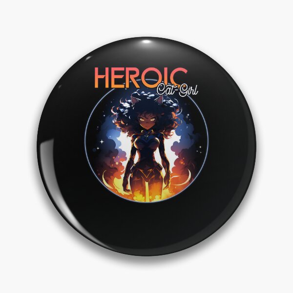 Item preview, Heroic Cat-Girl designed and sold by NatureHelpsYou.