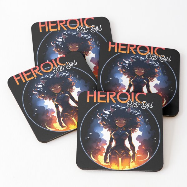 Item preview, Heroic Cat-Girl designed and sold by NatureHelpsYou.