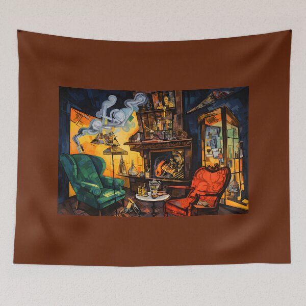 Item preview, Ethereal Elegance - Navigating Opulence in the CIGAR Lounge's Billowing Fumes and Whiskey Palette designed and sold by OlfactoART Studio.