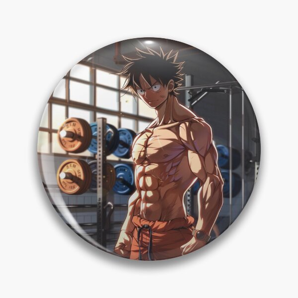 Item preview, Luffy getting the pump! designed and sold by AnimeGymHeroes.