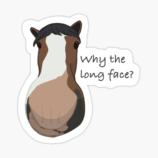 Item preview, Funny Horse Sticker! designed and sold by katiek-franklin.