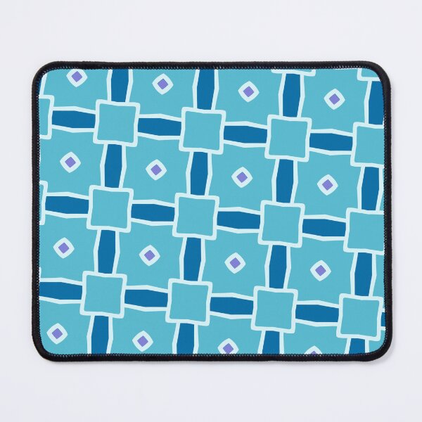 Item preview, Purple Diamond Connected Squares Forever Seamless Blue Pattern designed and sold by Alchemy-A-La-G.