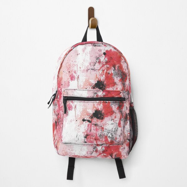 Item preview, Halloween print similar to blood, abstract art made by hand with ink designed and sold by ThinaArte.