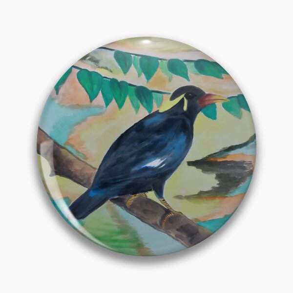 Item preview, Indian Myna watercolor designed and sold by Nairagia.