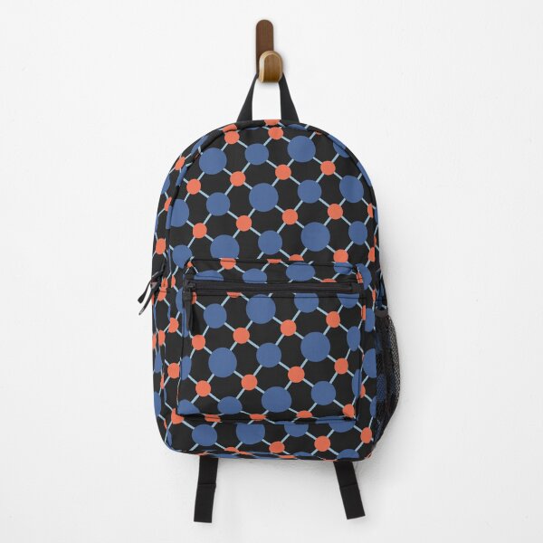 Item preview, Blue & Orange Circle Atom Orbs Molecule Replica Pattern designed and sold by Alchemy-A-La-G.