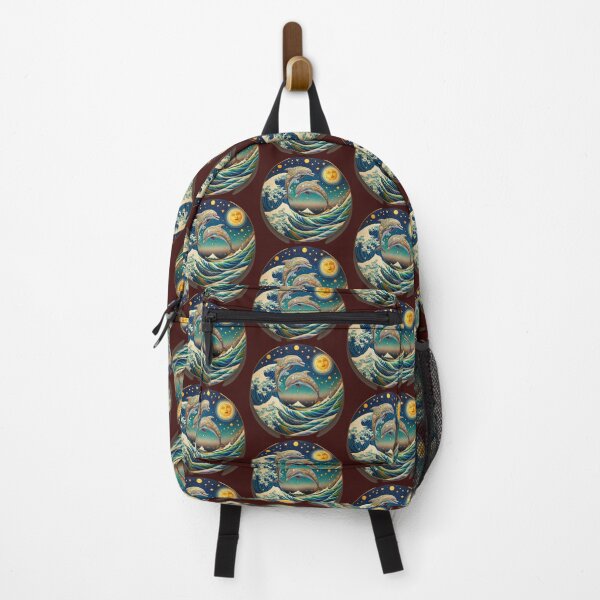 Item preview, Dolphins at play 2 designed and sold by Kallak-AI-Art.