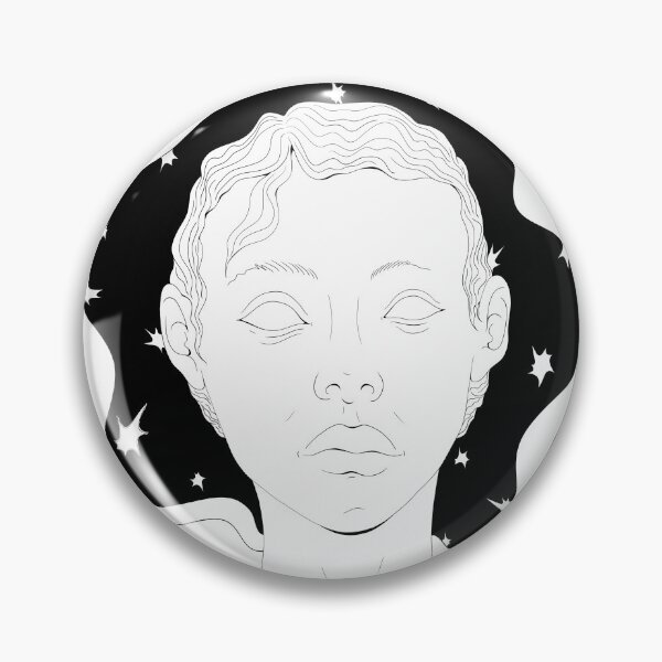 Item preview, Galactic woman with stars background designed and sold by Elifndz.