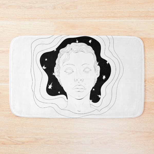 Item preview, Galactic woman with stars background designed and sold by Elifndz.