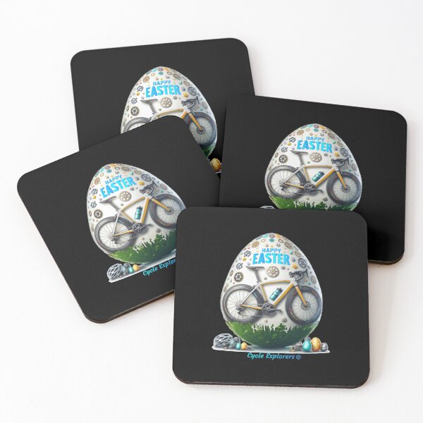 Item preview, Happy Easter Cycling Easter Egg designed and sold by cycleexplorers.