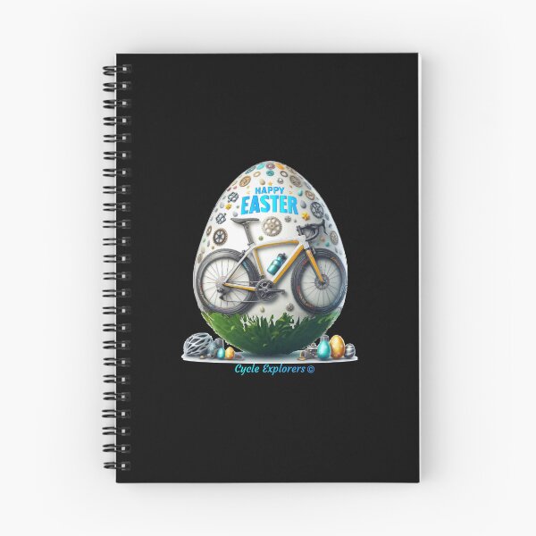 Item preview, Happy Easter Cycling Easter Egg designed and sold by cycleexplorers.