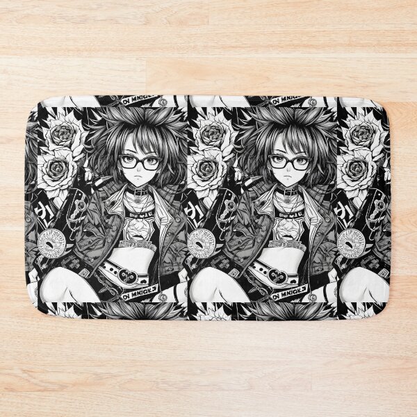 Item preview, Black&White Punk style Anime girl designed and sold by PCGDrawing.