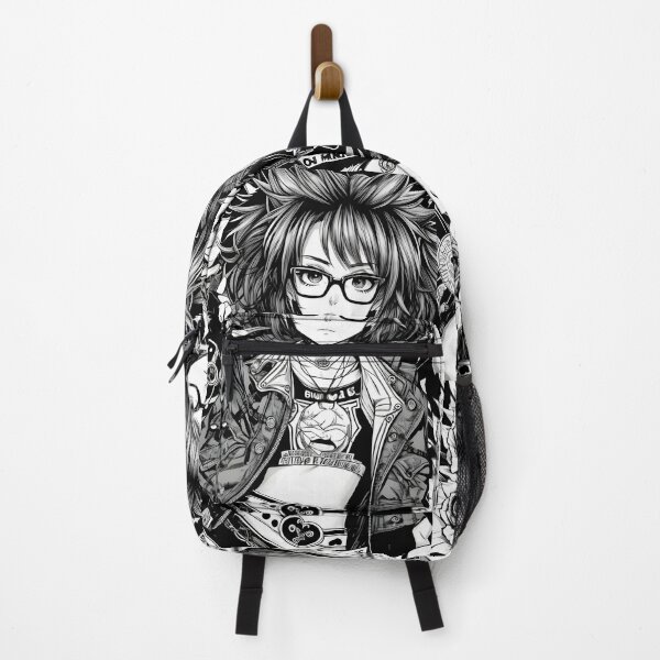 Item preview, Black&White Punk style Anime girl designed and sold by PCGDrawing.
