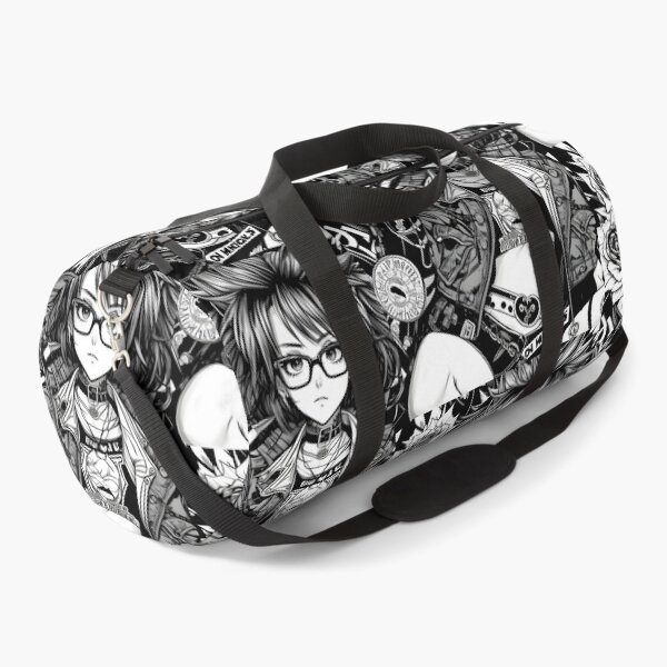 Aperçu de l'œuvre Fille Anime de style Punk noir et blanc créée et vendue par PCGDrawing.