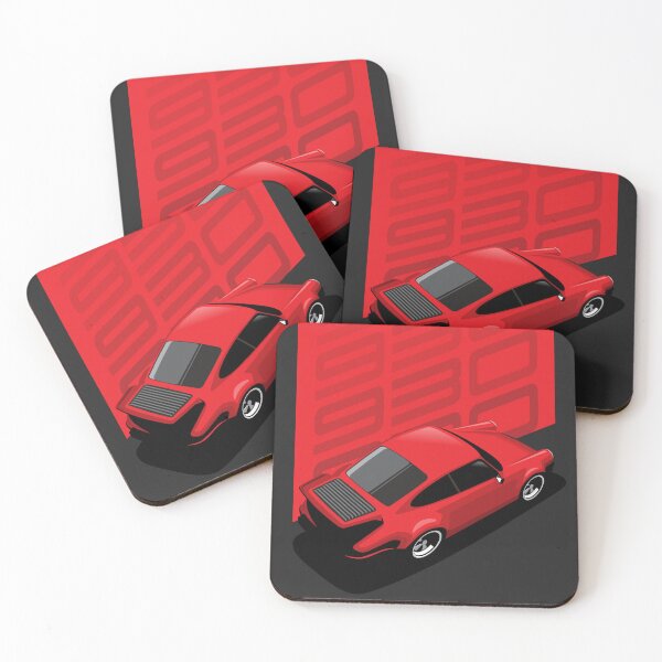 Item preview, Porsche 930 turbo top Ilustración Negro designed and sold by blackdogshop.