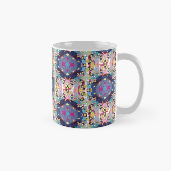 Aperçu de l'œuvre Fleur pastel et design bleu profond créée et vendue par Rickybrook.