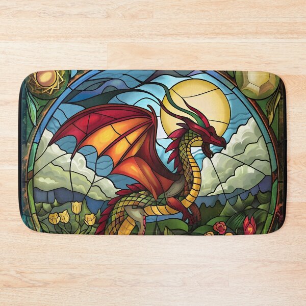Item preview, Dragon Stained glass designed and sold by CoolCrazyQuirky.