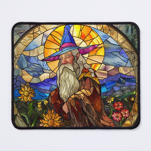 Item preview, Wizard Stained glass designed and sold by CoolCrazyQuirky.