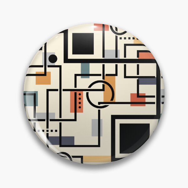Item preview, Binary Circuit - Retro Color Minimalist Design designed and sold by AG Art and Designs.