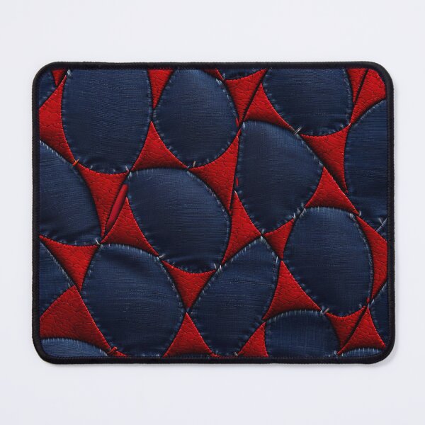 Item preview, Blue And Red Abstract Denim Pattern designed and sold by TheArtOfPat.