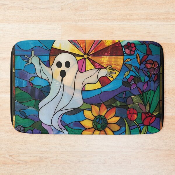 Item preview, Ghost Stained glass designed and sold by CoolCrazyQuirky.
