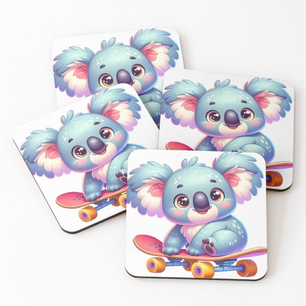 Item preview, Cute Koala skating happily! designed and sold by fribabywonder.