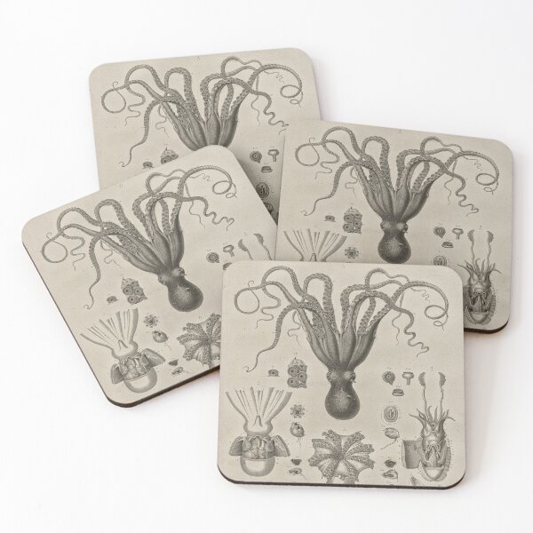 Item preview, Vintage Cephalopod Zoological Poster designed and sold by digital-savant.
