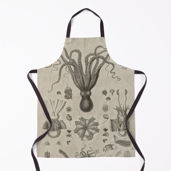 Item preview, Vintage Cephalopod Zoological Poster designed and sold by digital-savant.