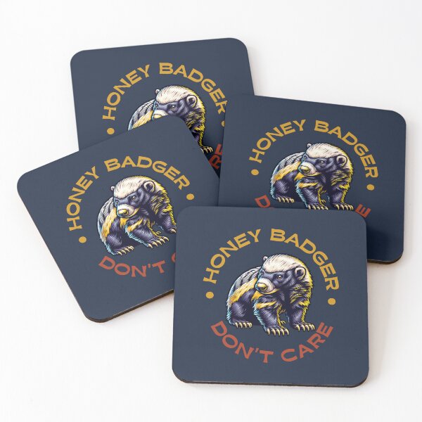 Item preview, Honey badger Don't Care Funny Animal Gifts, Honey Badger designed and sold by VintageCreator.