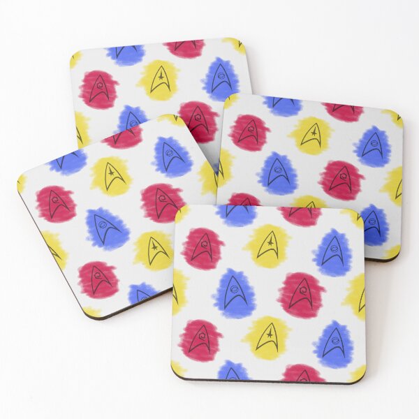 Aperçu de l'œuvre Espace de couleurs primaires Delta Crayon Motif à pois créée et vendue par IncoherentFab.