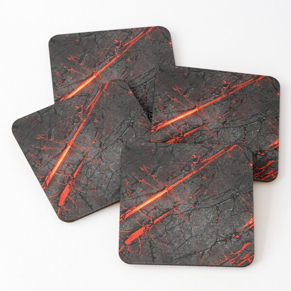 Item preview, Lava Cracks - Volcanic Energy Full-Pattern Design for Home & LifestylePrehistoric Art Lovers designed and sold by Xerophayze.