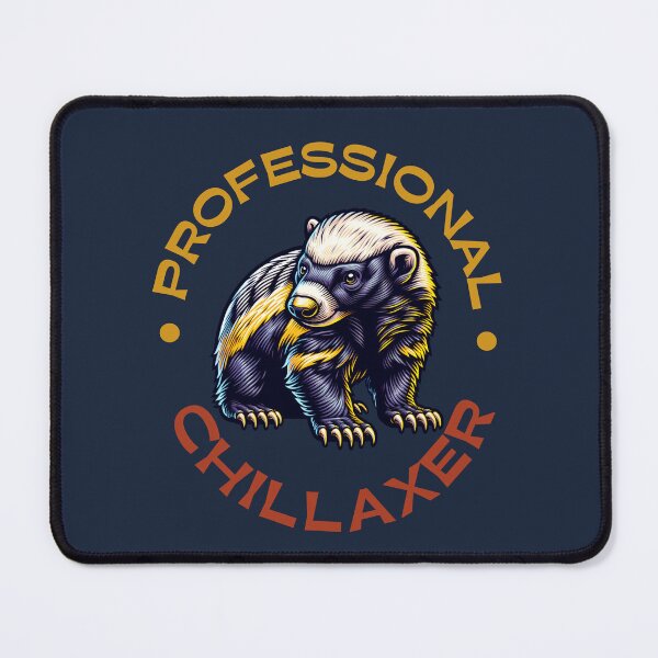 Item preview, Honey badger, Professional Chillaxer, Don't Care, Funny Animal Gifts, Honey Badger designed and sold by VintageCreator.