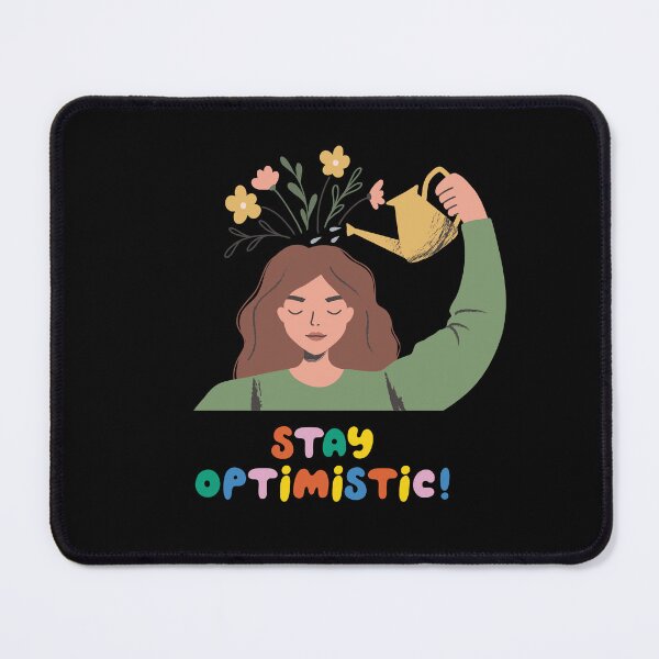 Item preview, stay optimistic designed and sold by DesignbyMorena.
