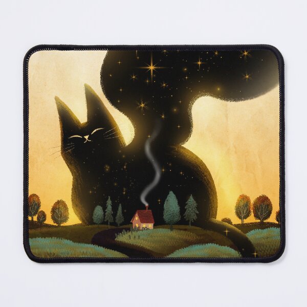Item preview, Gato negro en el horizonte designed and sold by Leandrofca.