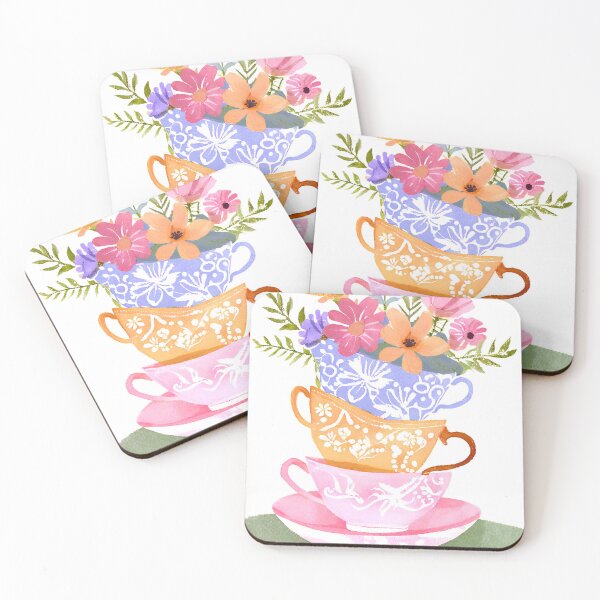 Item preview, Pretty tea cups designed and sold by seahorse crossing.