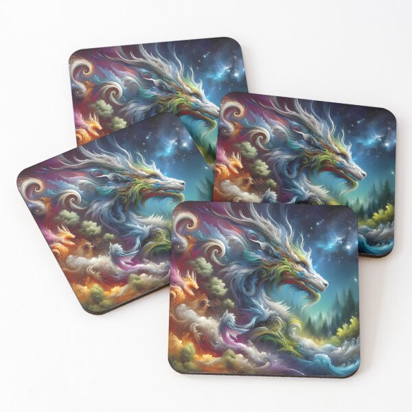 Item preview, Cosmic Canine: An Ethereal Journey Through Space and Elements designed and sold by Vitalka-uk.