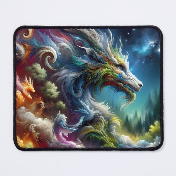 Item preview, Cosmic Canine: An Ethereal Journey Through Space and Elements designed and sold by Vitalka-uk.