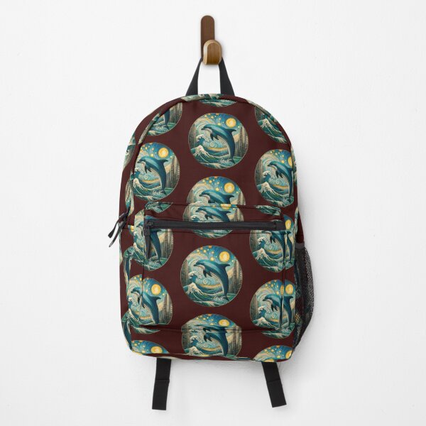 Item preview, Dolphins at play 4 designed and sold by Kallak-AI-Art.