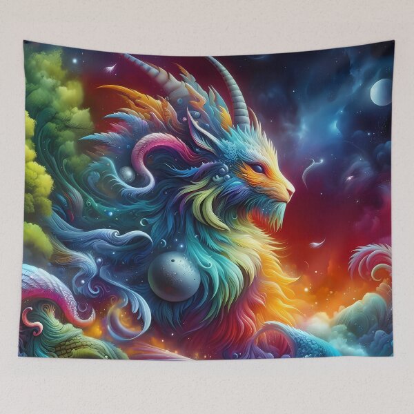 Item preview, Astral Guardian: A Fusion of Myth and Cosmos designed and sold by Vitalka-uk.